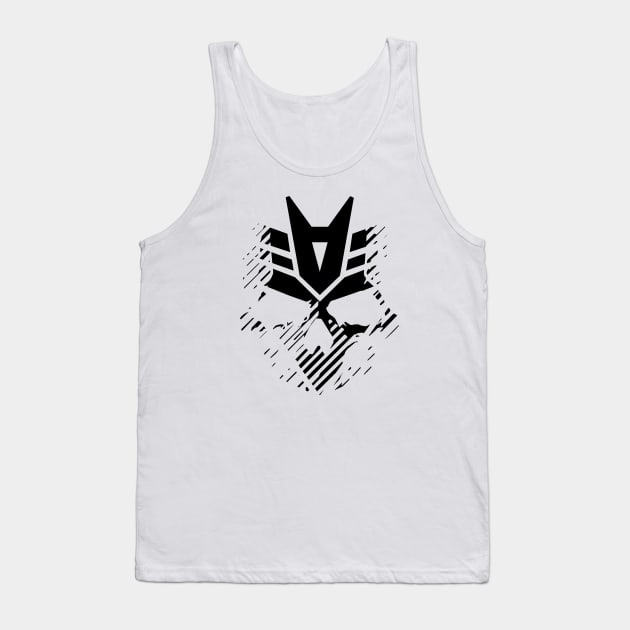 Ghost Recon/Decepticon Mash Up (Black) Tank Top by Ironmatter